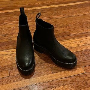 Rometty Women’s Leather Platform Chelsea Boots